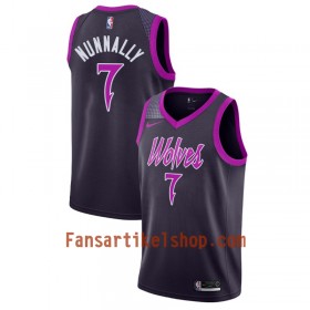 Minnesota Timberwolves Trikot James Nunnally 7 2018-19 Nike City Edition Lila Swingman - Herren